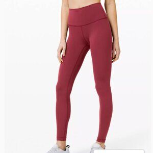 Wunder Under Super High-Rise Tight *Full-On Luxtreme 28" Chianti Leggings